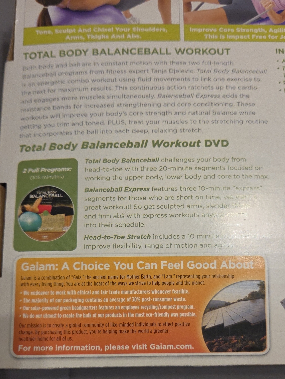 GAIAM Balanceball - Picture 4 of 4